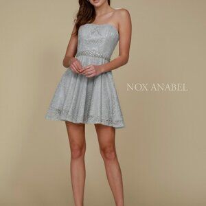 Strapless Sweetheart Neck Evening Dress NX6358